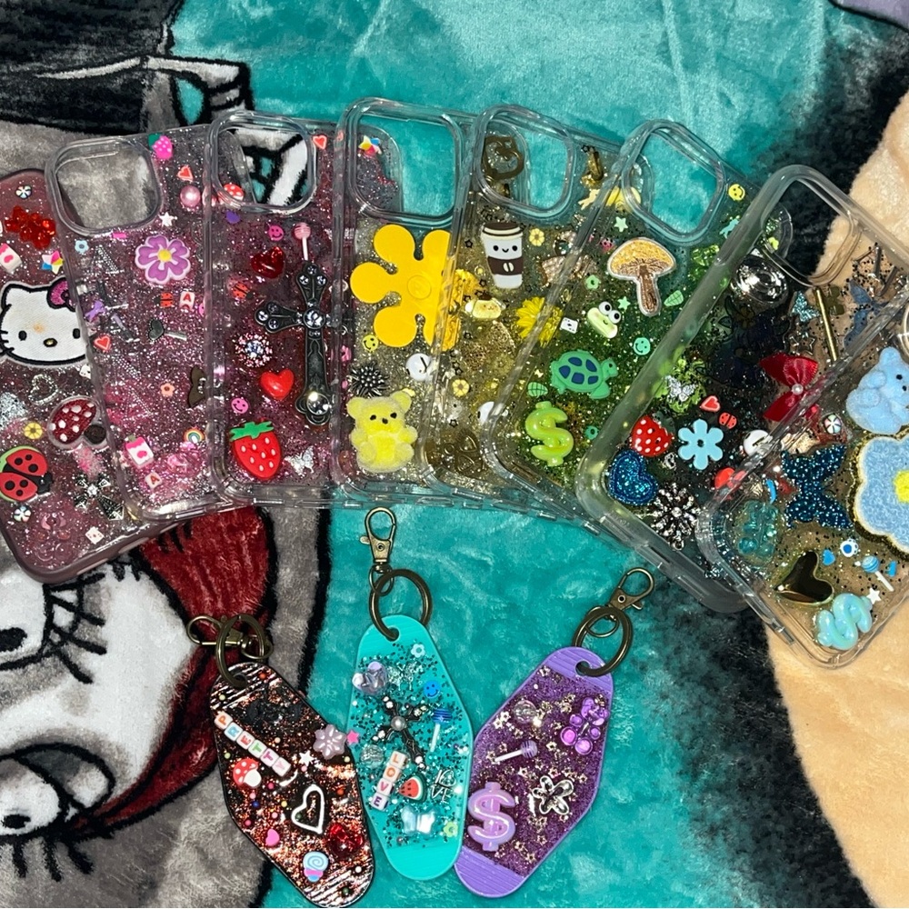 Junk cases and keychains